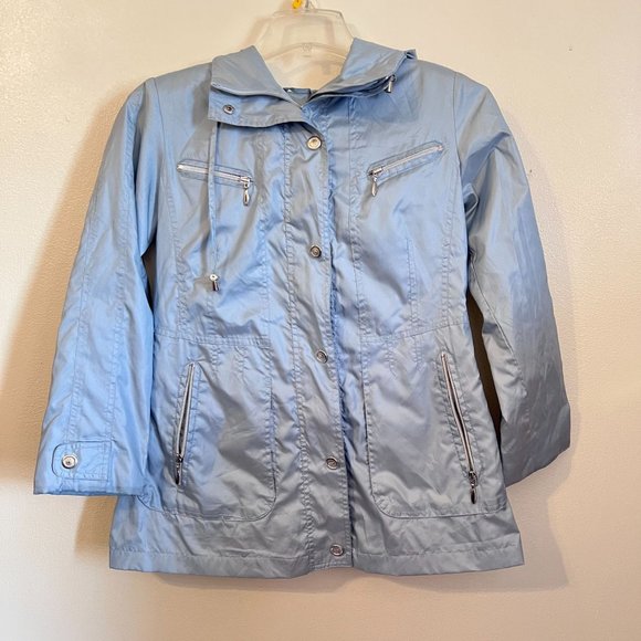 Flair Jackets & Blazers - Flair women's light blue rain jacket, size S
